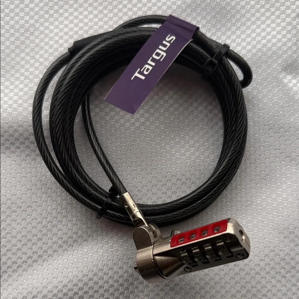 NWOT - Targus Black Security Laptop Cable
